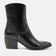Kylie Damen Leder-Stiefeletten Black