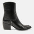 Kylie Damen Leder-Stiefeletten Black