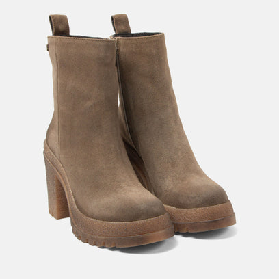 Rowan Damen Wildleder-Boots Taupe