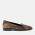 Flora Damen Leder-Loafers Biscuit