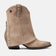 Yara Damen Wildleder Stiefeletten Fango