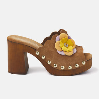 Damen Clogs 31.231 Cuoio Multi