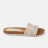 Damen Pantoletten 33.504 Beige Multi