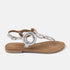 Damen Sandalen 33.543 Silver