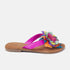 Peony Damen Leder-Zehentrenner 33.726 Fuxia