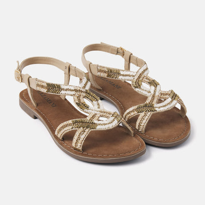 Damen Sandalen 75.290 Beige