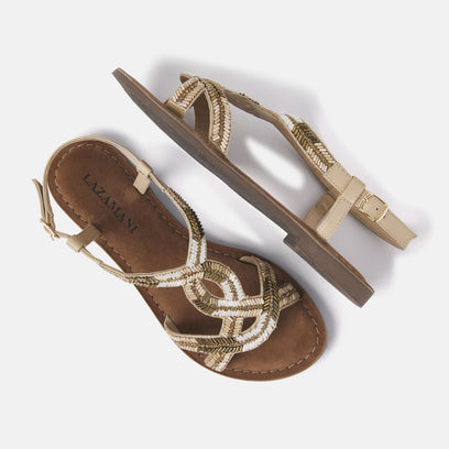 Damen Sandalen 75.290 Beige