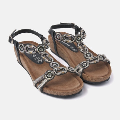 Damen Sandalen 75.354 Black