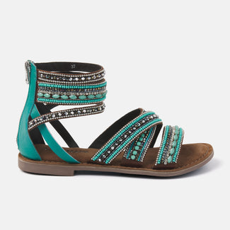 Damen Sandalen 75.393 Aqua