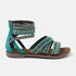 Damen Sandalen 75.393 Aqua