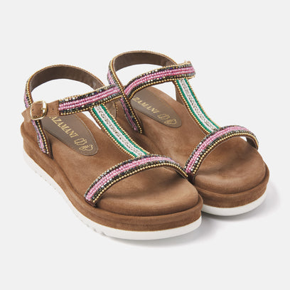 Damen Sandalen 75.417 Pink Multi